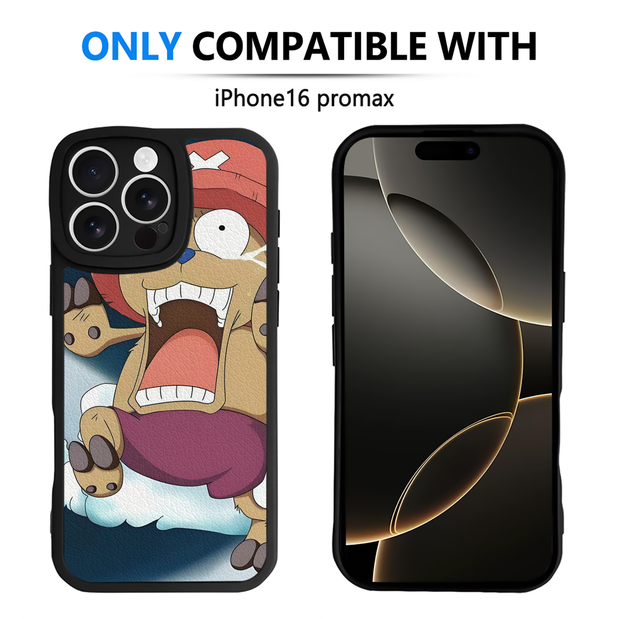 （画像用） ワンピース ONE PIECE 【iPhone 16シリーズ対応】シリコンスマホケース（レザー調） 材質：シリコン